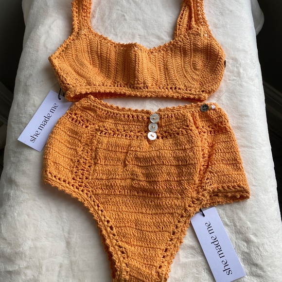 COPY - New! Set! She made me NAIRA BIKINI TOP/ HIGH WAISTED BOTTOM 14603 - Picture 5 of 13